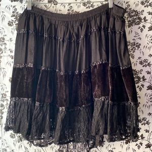 Patchwork goth skirt Size 3x/4x or 22/24